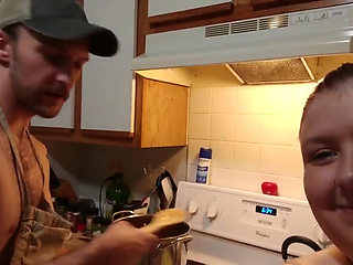 Cum Cooked 3 Leek Chili with Oil Handjob