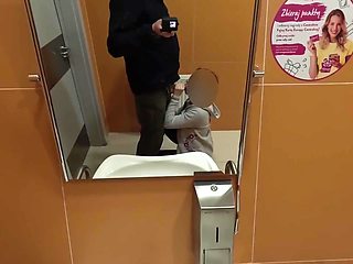 I Fuck A Young Student 18+ For Money In A Public Toilet