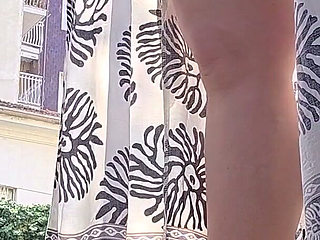 Hot Sun in the Garden Minimal Bikini, Camouflage Sandals and the Desire to Be Looked at