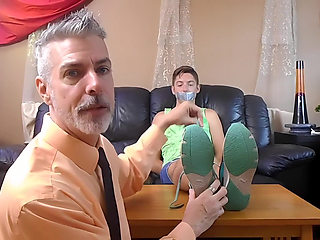 Professor Tickling Bound Twink Feet