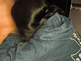 My mother-in-law loves to suck my cock all day, she comes to visit me secretly from her husband