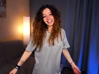 Curly Blonde Teen Records Solo Dildo Masturbation More at