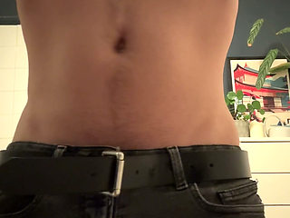 Strip tease Daddy wanting his hole fucked