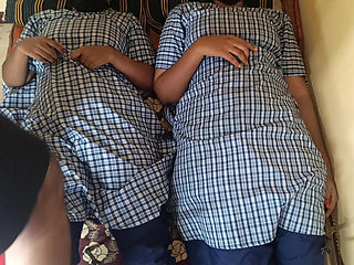 School girl with step father