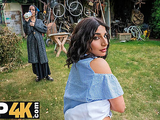 Hot Brunette Chick Fucked Hard Outdoor by Stranger - Valentina Sierra HD 1080p