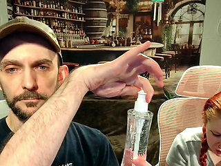Mrgras Water-based Premium Lube Unboxing and Creampie