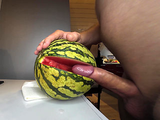 My Way of Beeing a Vegan. Fucking a Watermelon