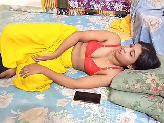 Indian Bengali Stepmom Shared Single Bed and Made Stepson Happy Full Bangla Audio Full Face Enjoying My Sex Video