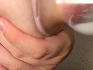 A Glass of Breast Milk for Me and a Pussy Full of Cum for My Lovely Wife