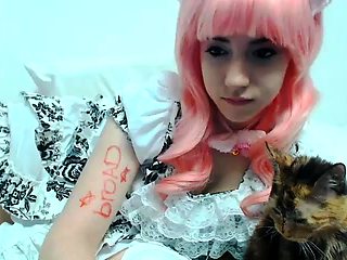 Emo Teen Becka Solo Webcam Masturbation Porn