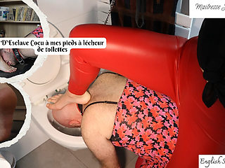 From Cuckold Slave at My Feet to Humiliated Toilet Licker - Mistress Julia