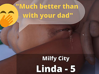 Making my angelic stepson fucking me once again while my husband resting in another room (Milfy city - Linda - 5)