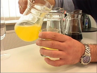 Blonde Horny Slut Have Sex to His Boss