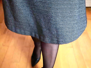 High Heels on Wooden Floor - Sharp Heel Clicks & Slow Walking Asmr