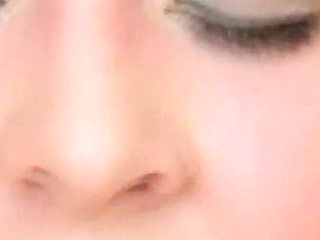 Glass Sex Addicts Scene-1_sexy Slim Brunette Babe Inserts a Long Glass Dildo