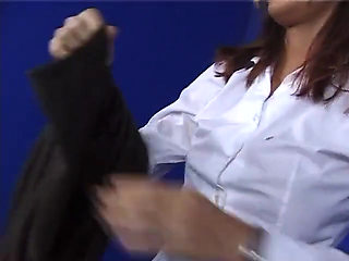 Cute slut sucking cock in pov