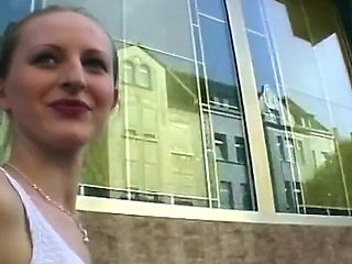 Public Blowjob Tease and Sloppy Fingering Explosion