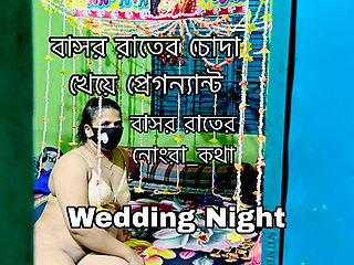 Pregnant Having Sex on the Wedding Night Dirty Talk