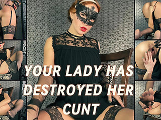 Mister, It Seems Your Lady Has Destroyed Her Cunt