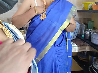 Housewife and Maid Threesome in Kitchen 1