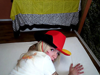 German MILF Fucks Me After Watching World Cup - Big Tits Blowjob Cumshot