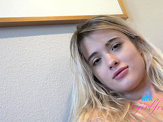 Blonde Nicole POV: Pee Play,  Footjob & Cowgirl Riding Fucking & Creampie