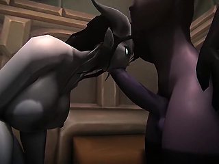 Ellie Big Day - Hottest 3D anime sex world