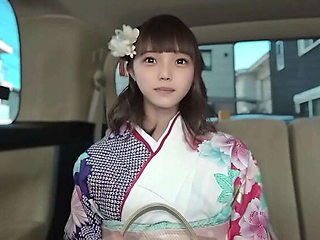 Japanese Amateur Erina Oka: G Cup Huge Tits & Big Booty Petite Beauty After Coming of Age Ceremony