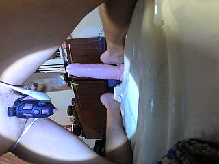 Xxxl Dildo in the Ass