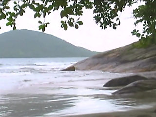 A Hot Retro Scene with a Blonde in a Bikini Taking It up Every Hole