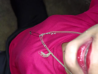 Desi girl doing blowjob and pee in mouth