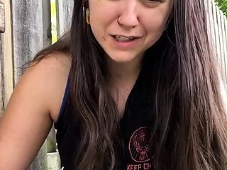 Amateur blondie solo anal masturbation