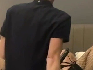 Chastity Cuck Wears Strap on to Fuck Mistress