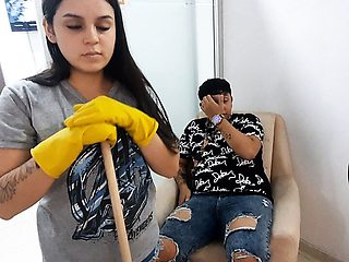 My best friend fucks the housemaid