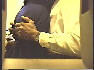 Secretary fucks boss in the office and gets cum in pussy