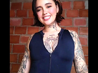 Sexy Artisan Crochet Touches Her Tits