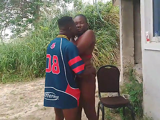 His Step Came to Her House and Wanted to Send Him for an Errand He Started Kissing Her and Fucked Her While She Do Her Exercise