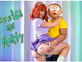 Rick & Morty - Morty Finally Gets To Give Jessica His Pickle! And Glaze Her Face!