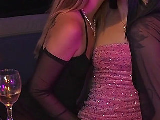 Lesbian Orgy in the Middle of Dinner We Eat Each Other's Pussies While Everyone Else Is Looking the Other Way!