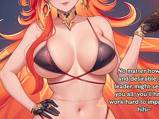 Mavuika's enticing invite for some naughty fun, featuring foot worship and female domination