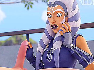 3d Hentai, Anime Hentai And Ahsoka Tano In Star Wars Jedi Training Blowjob (animation With Sound)