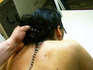 Dark Haired Slut Gets Fucked while Tied Up!