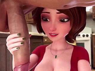 Aunt's Casses regular morning routine - 3D Porn Animation