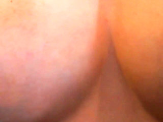 Teasing Big Milky Tities with Toothbrushes