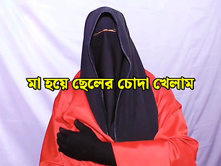 Beautiful stepmother spends the night with her stepson and has sex with him