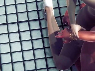 Hentai Uncensored 3D Amaia Hardsex in Toilet Japanese Asian Manga Anime Game Porn