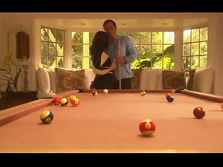 After Losing A Game Of Pool, She Gives Her Ass To Her Husband!