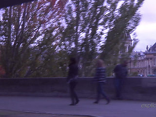 Very Intense Anal Sex in a Limousine Driving on Paris Boulevards