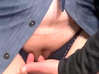 Fingering Hot Babe in The Subway - Old Perv