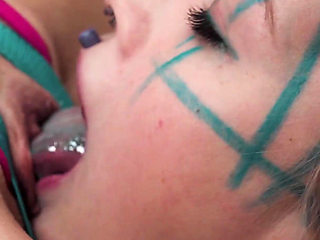 Lesbian BDSM Strap on Sex Pussy Anal and Whipping